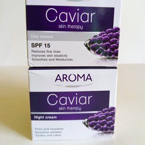 AROMA - Caviar Skin Therapy. Night & Day Creams - 50 ml each.